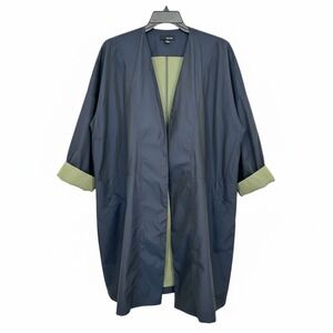 SUN KIM XL Blue Green Jacket Coat Lightweight Made in USA - CJ